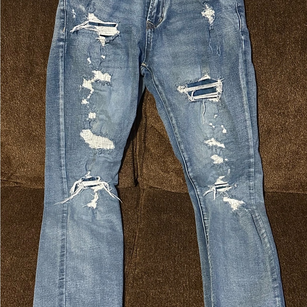 Great Condition Teen Boy’s Rue 21 Skinny Supreme Flex Size 30/32 Jeans.